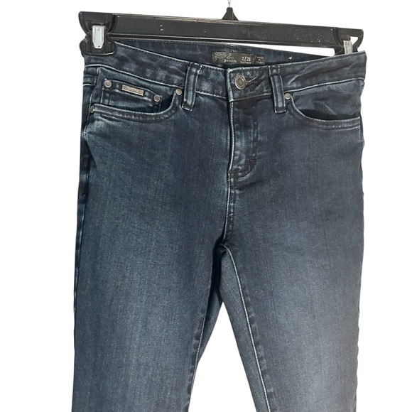 Prana Mid Rise Dark Wash Skinny Jeans Womens 26 - Picture 5 of 14